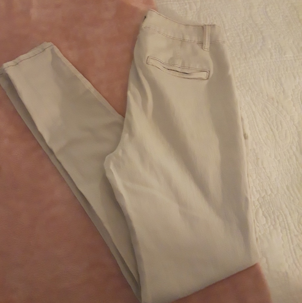 Khaki Skinny Jeans